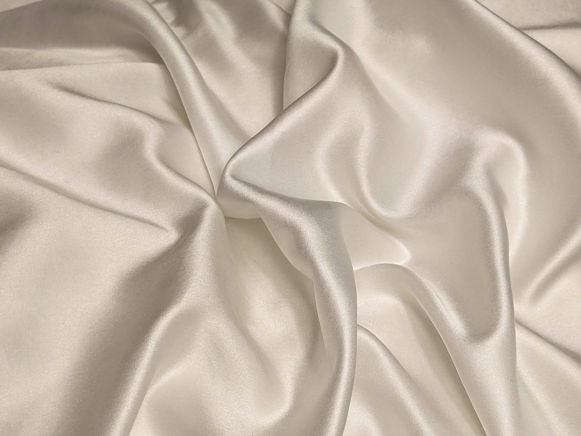 Luxurious White Silk