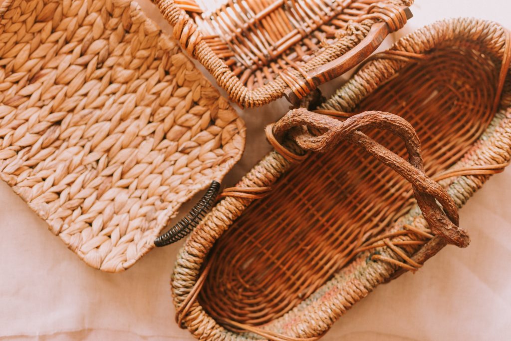 Photo of 3 wicker baskets
